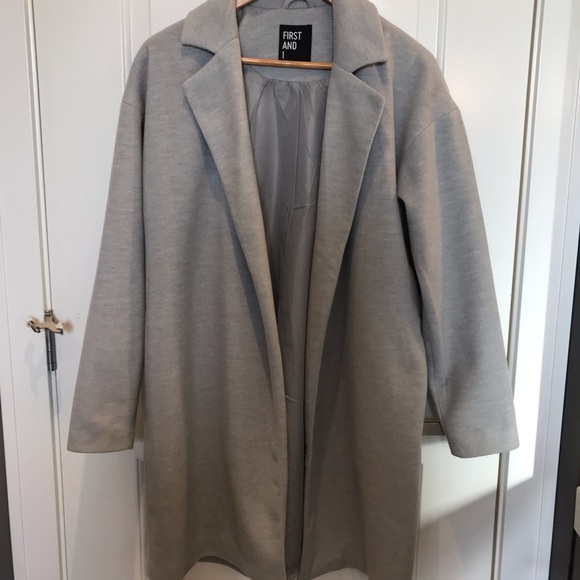 ASOS Grey Trench Coat - Picture 1 of 3